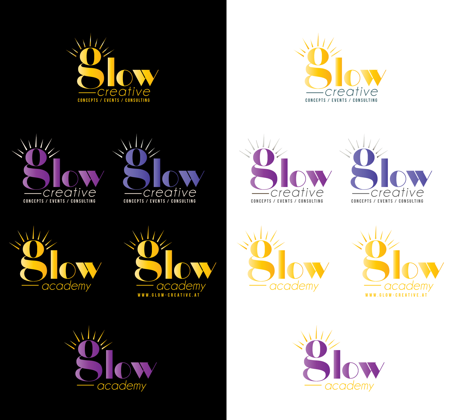 Logo Design by designmind78 for glow creative | Design #19537276
