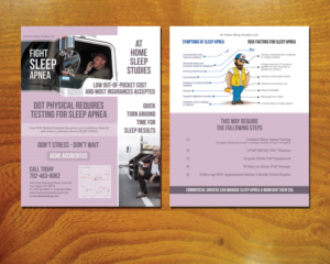 Flyer Design by LeonFX for At Home Sleep Studies | Design #19387791
