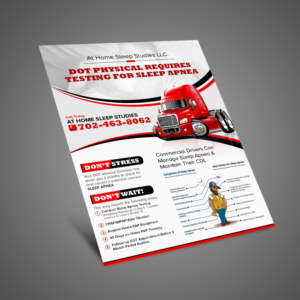 Flyer Design by creative.bugs for At Home Sleep Studies | Design: #19346989