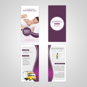 Diseño de Flyer por creative.bugs para At Home Sleep Studies | Diseño: #19396569