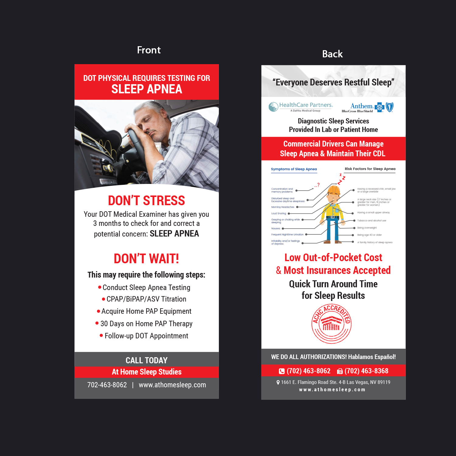 Flyer Design by Maxo-Biz for At Home Sleep Studies | Design #19409341
