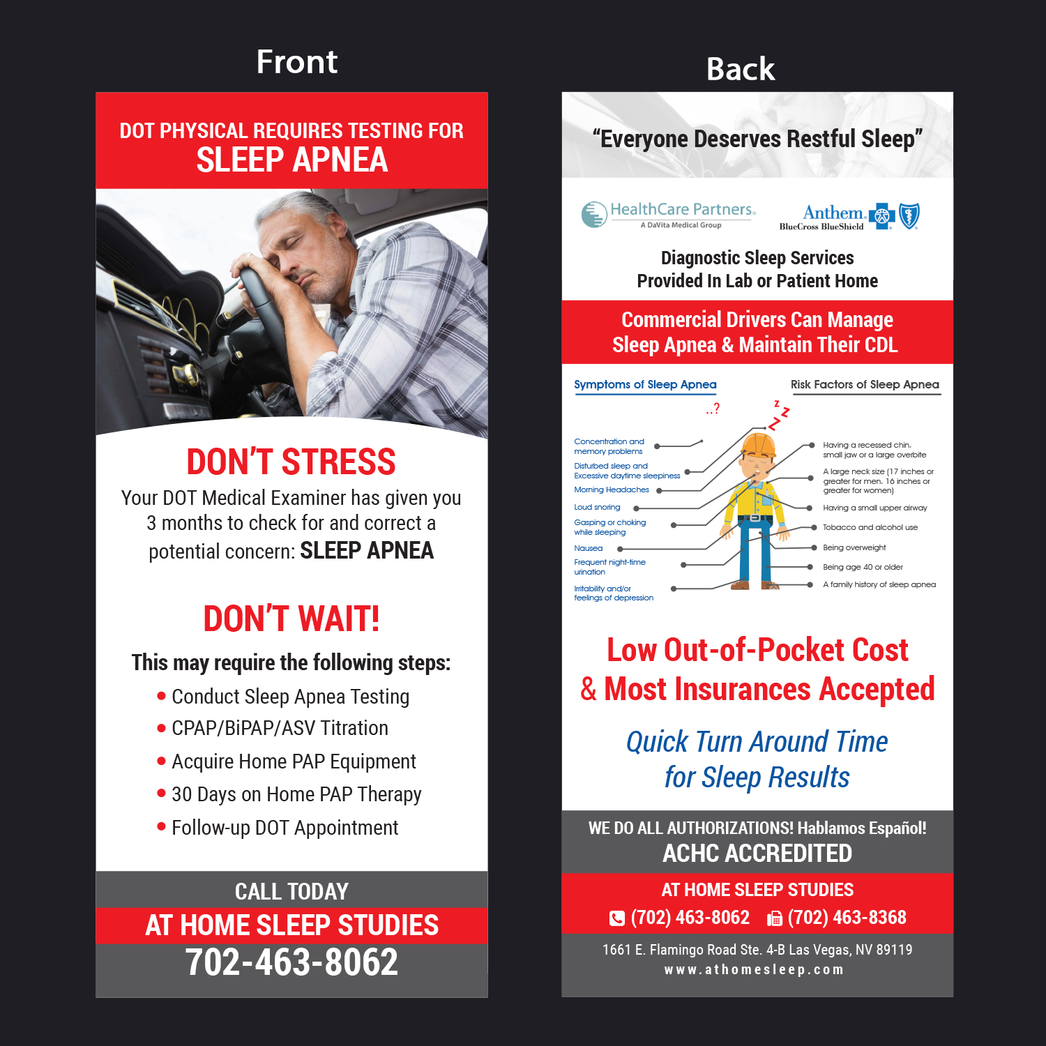 Design de Flyer par Maxo-Biz pour At Home Sleep Studies | Design #19445667