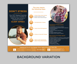 Flyer Design by Imam Logo Designer for At Home Sleep Studies | Design: #19400045