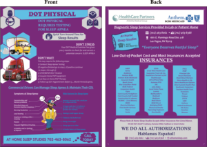 Flyer Design by Pritika123 for At Home Sleep Studies | Design: #19399972