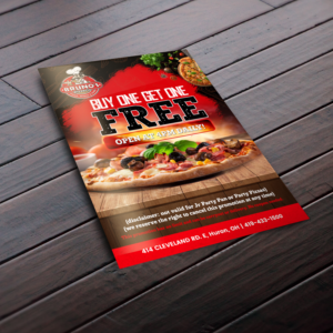Flyer Design by debdesign for Bruno's Pizzeria / Varsity Club | Design: #19536378