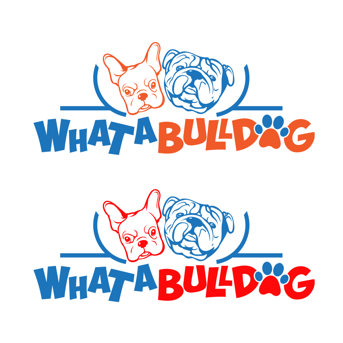 Logo Design by graphicancers for Whatabulldog | Design: #19381174