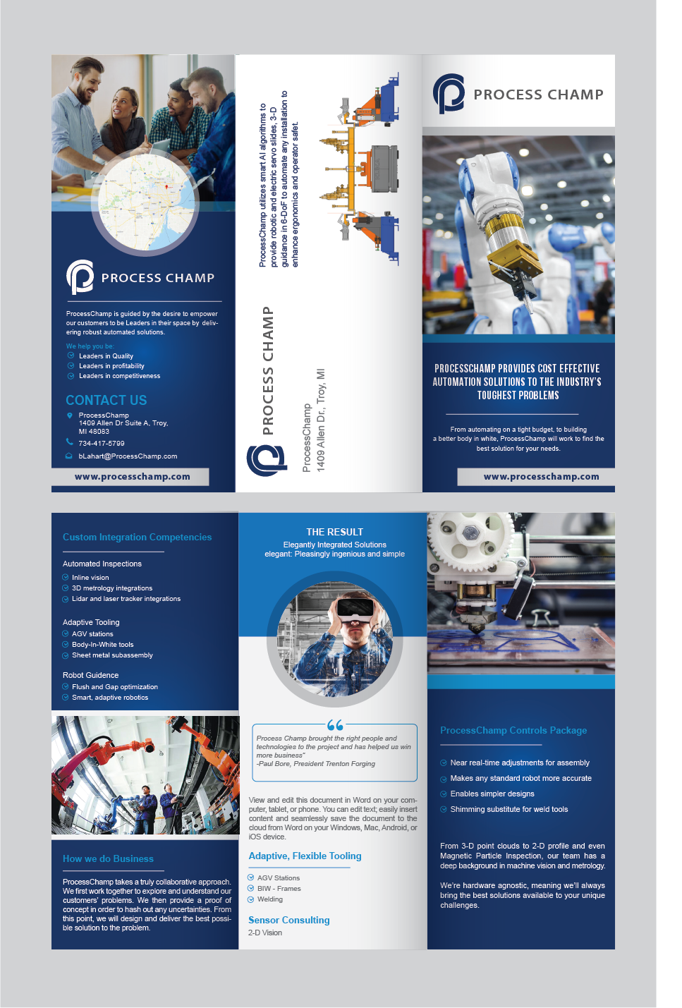 Brochure Design by alex989 for this project | Design #19508097