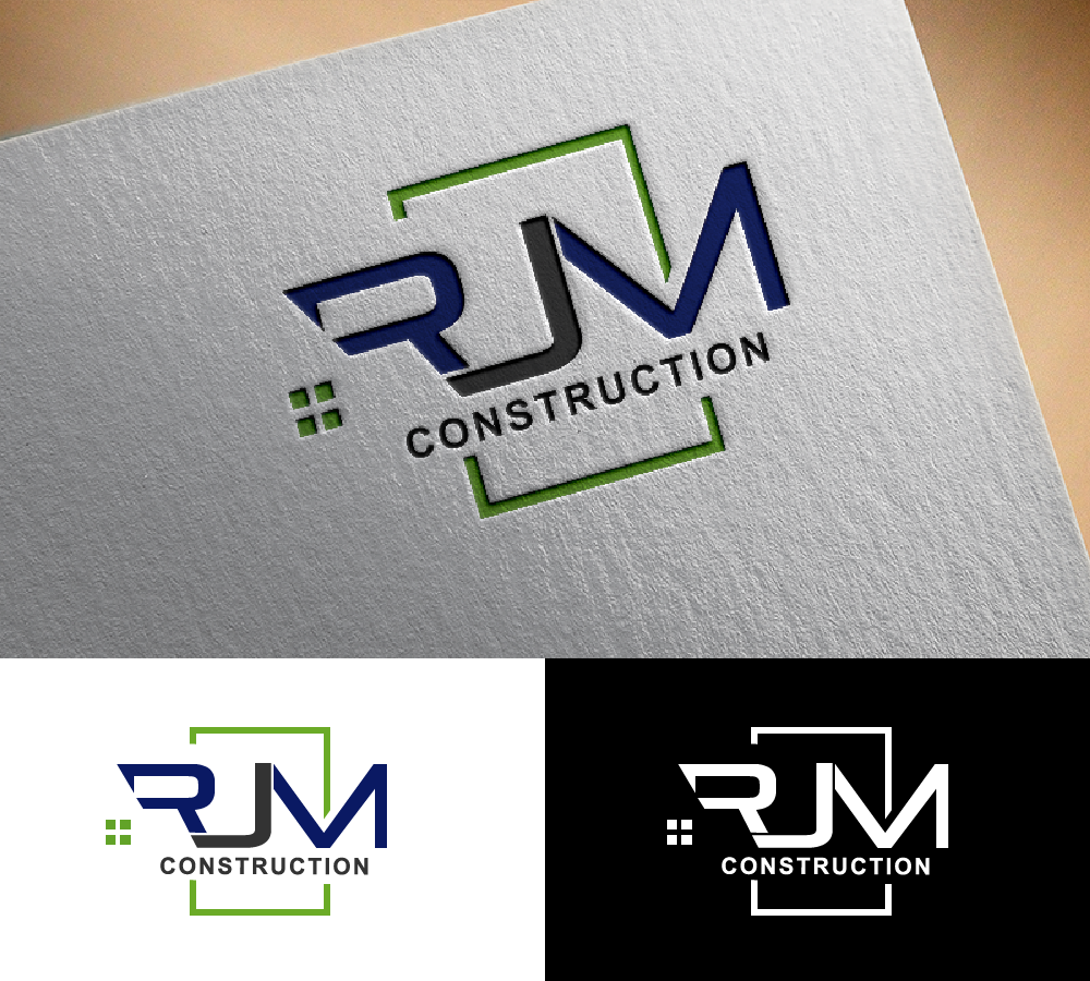 Logo Design by ErTistic for RJM Construction | Design #19359758