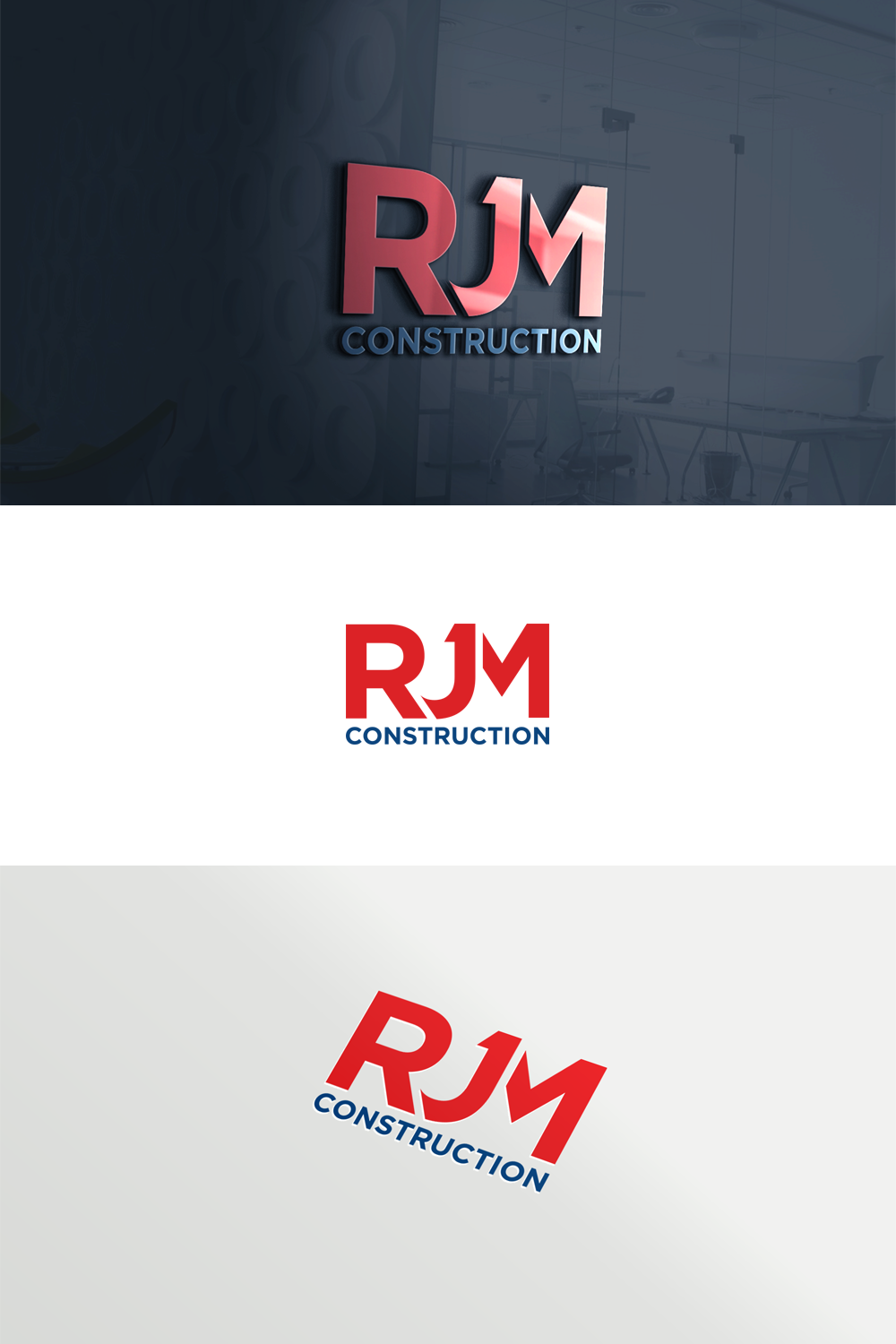 Logo Design by widodo for RJM Construction | Design #19356144