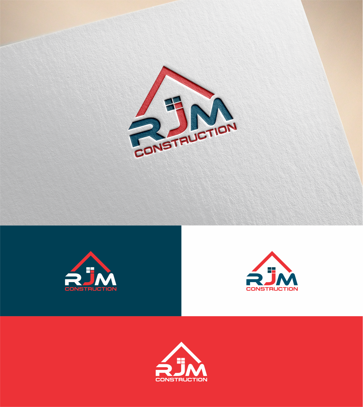Diseño de Logo por MKR para RJM Construction | Diseño #19483882