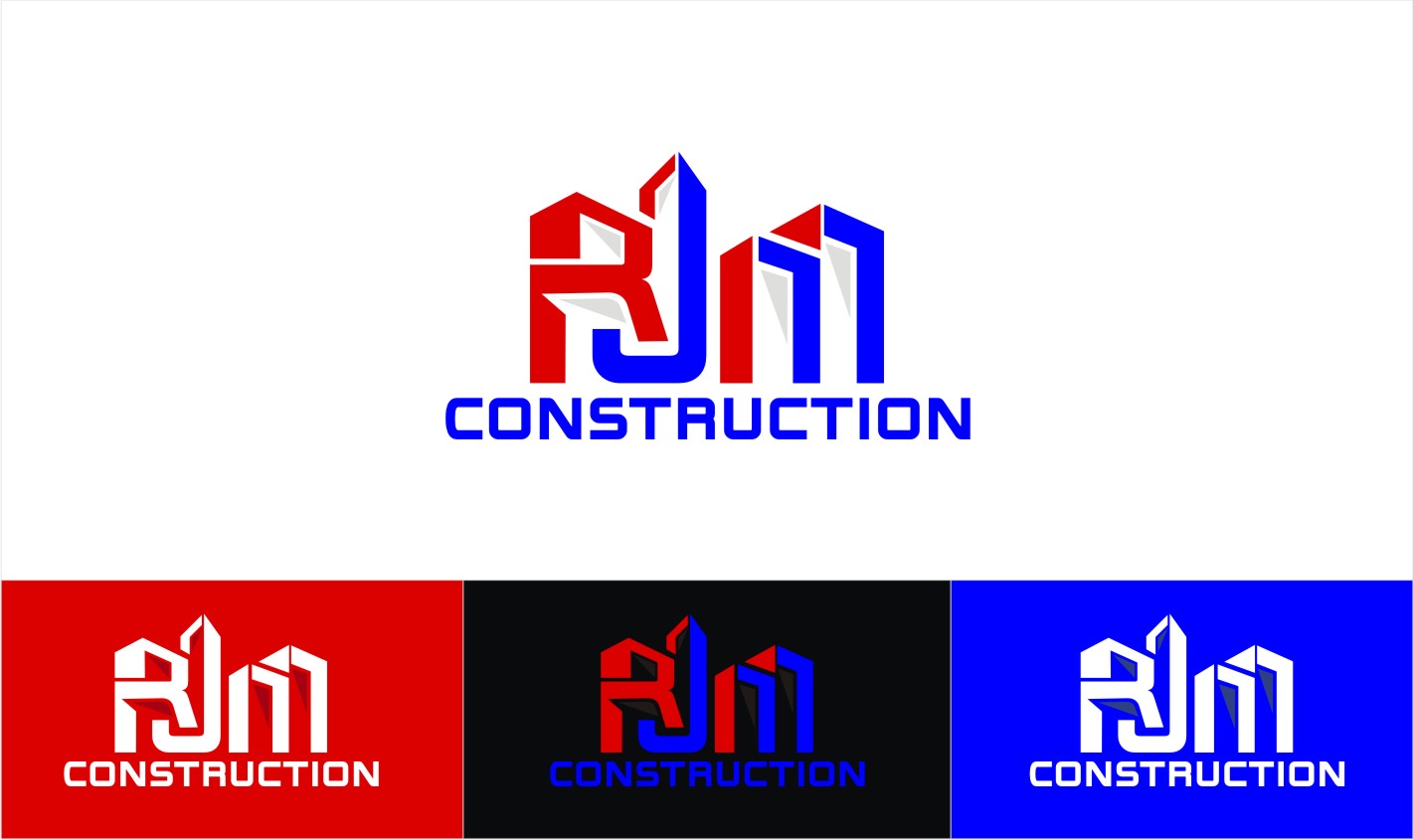 Logo Design by Soul Light for RJM Construction | Design #19359979