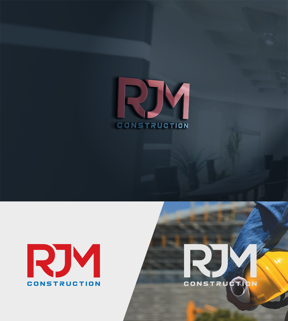 Logo Design by Deep Night for RJM Construction | Design #19355902