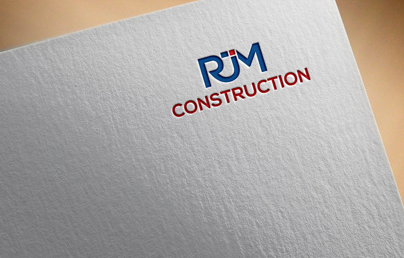 Logo Design by monmon for RJM Construction | Design #19383861