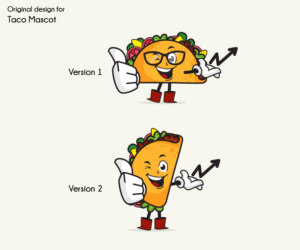 Character Design for a Taco Mascot | Mascot Design by Anekaa