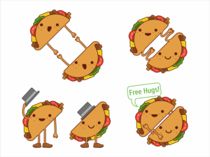 Character Design for a Taco Mascot | Mascot Design by Scelatio