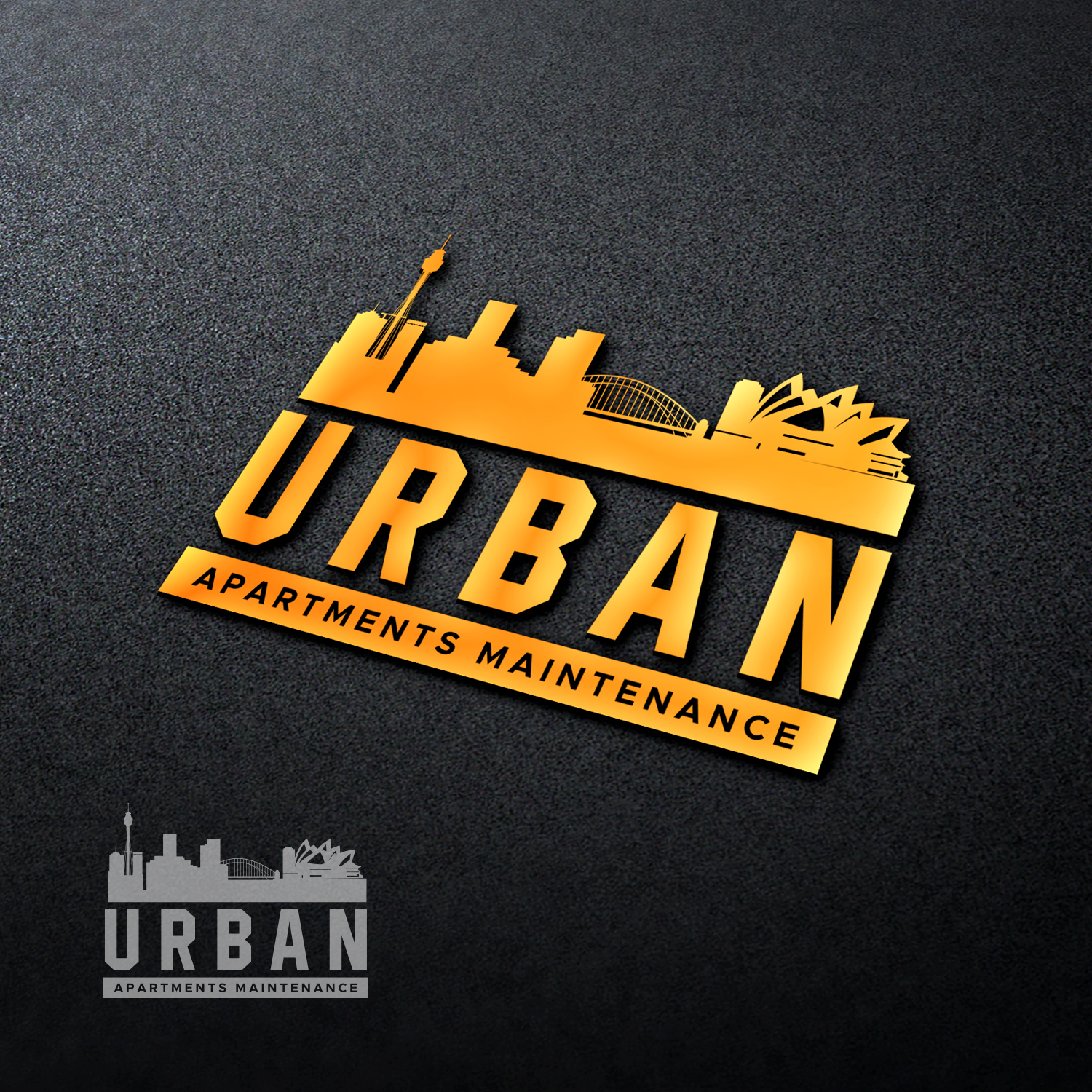 Logo Design by Classy Custom for URBAN APARTMENTS  | Design #19392772