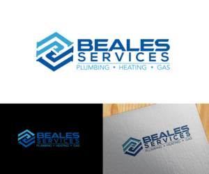 Beales Services Plumbing-Heating-Gas | Logo Design by HeroG®APHIX