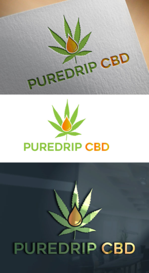 PureDrip CBD | Logo Design by aishwarya....