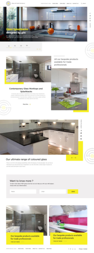 Web Design by **INCREDIBLEDESIGNERS** for Laura Martinez | Design #19378650