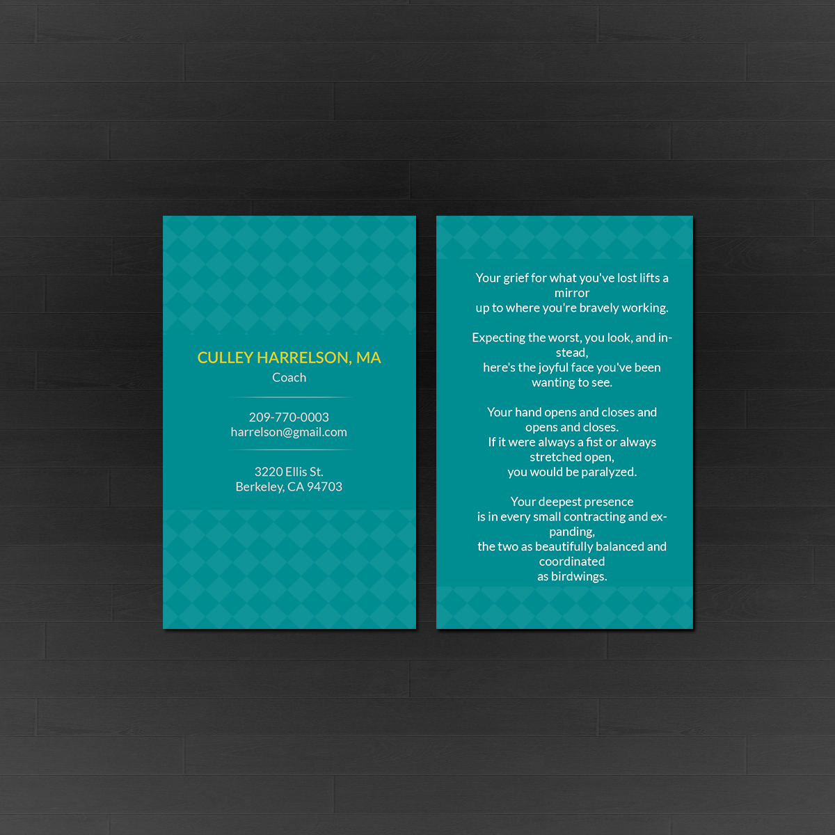 Business Card Design by Creations Box 2015 for 1972 | Design #19370640