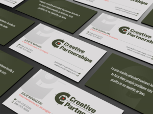 Visitenkarten-Design von Creations Box 2015 für dieses Projekt | Design: #19393357