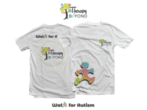Annual Therapy and Beyond Autism Walk Shirt | Diseño de Camiseta por Matea