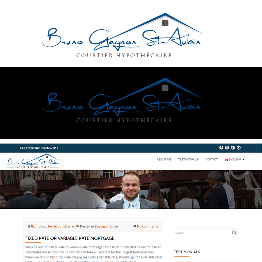 Logo Design by dreamgraphics1404 for Bruno Gagnon St-Aubin | Design: #19397531