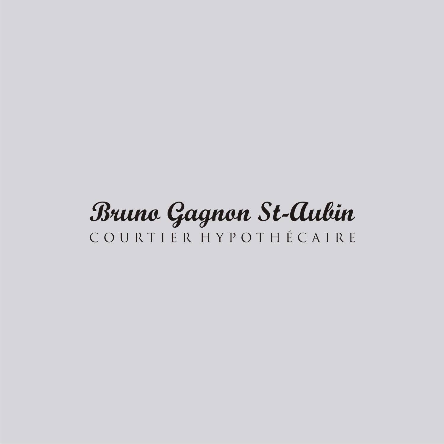 Logo Design by sharafatali3333 for Bruno Gagnon St-Aubin | Design #19367046