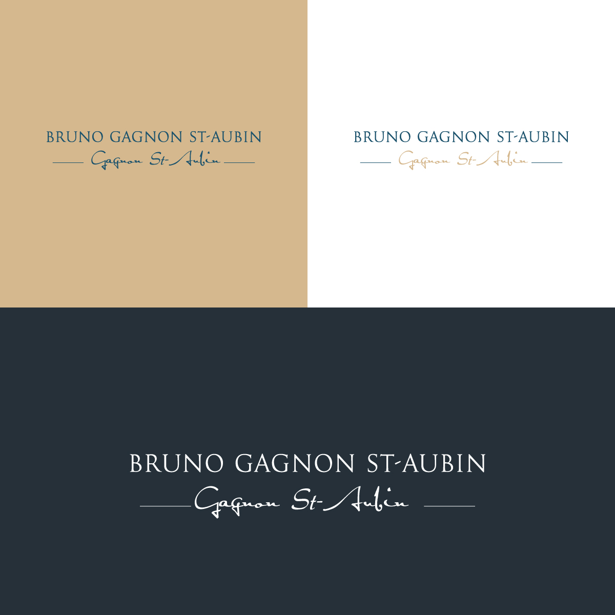 Logo Design by Valentina Furnò for Bruno Gagnon St-Aubin | Design #19372443