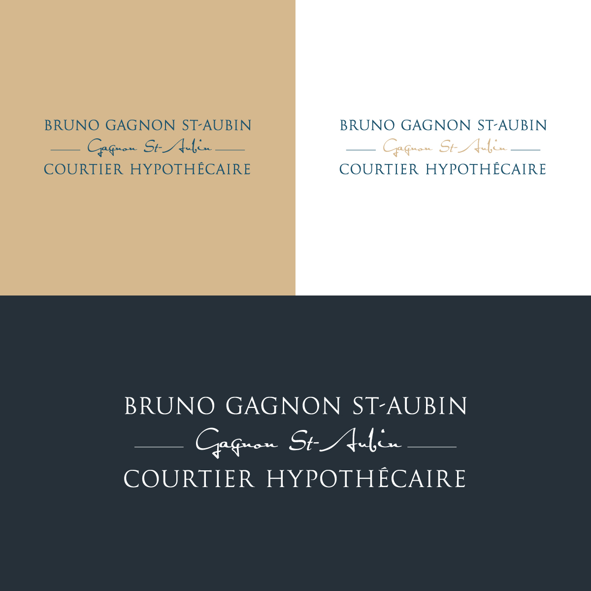 Logo Design by Valentina Furnò for Bruno Gagnon St-Aubin | Design #19372476