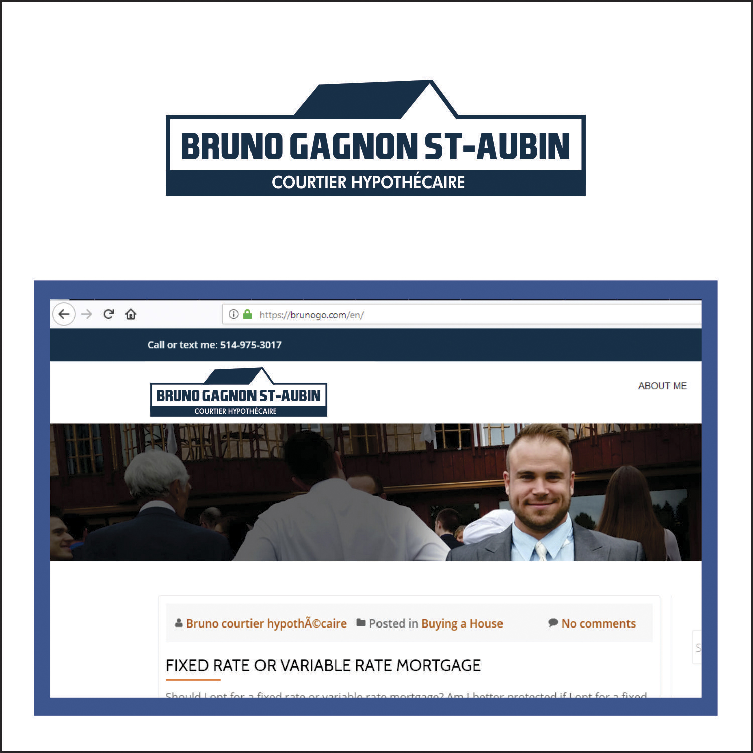 Logo Design by Tom Silveira for Bruno Gagnon St-Aubin | Design #19352369