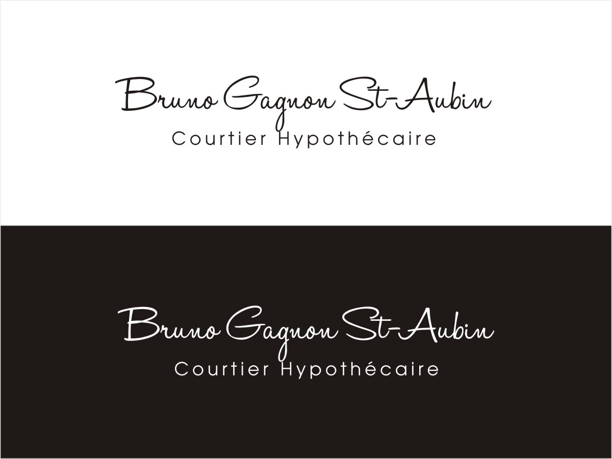 Logo Design by Sushmaa for Bruno Gagnon St-Aubin | Design #19367522