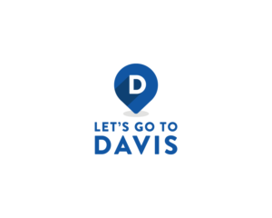 Lets Go To Davis or Visit Davis  | Logo Design by AlexMorisseau