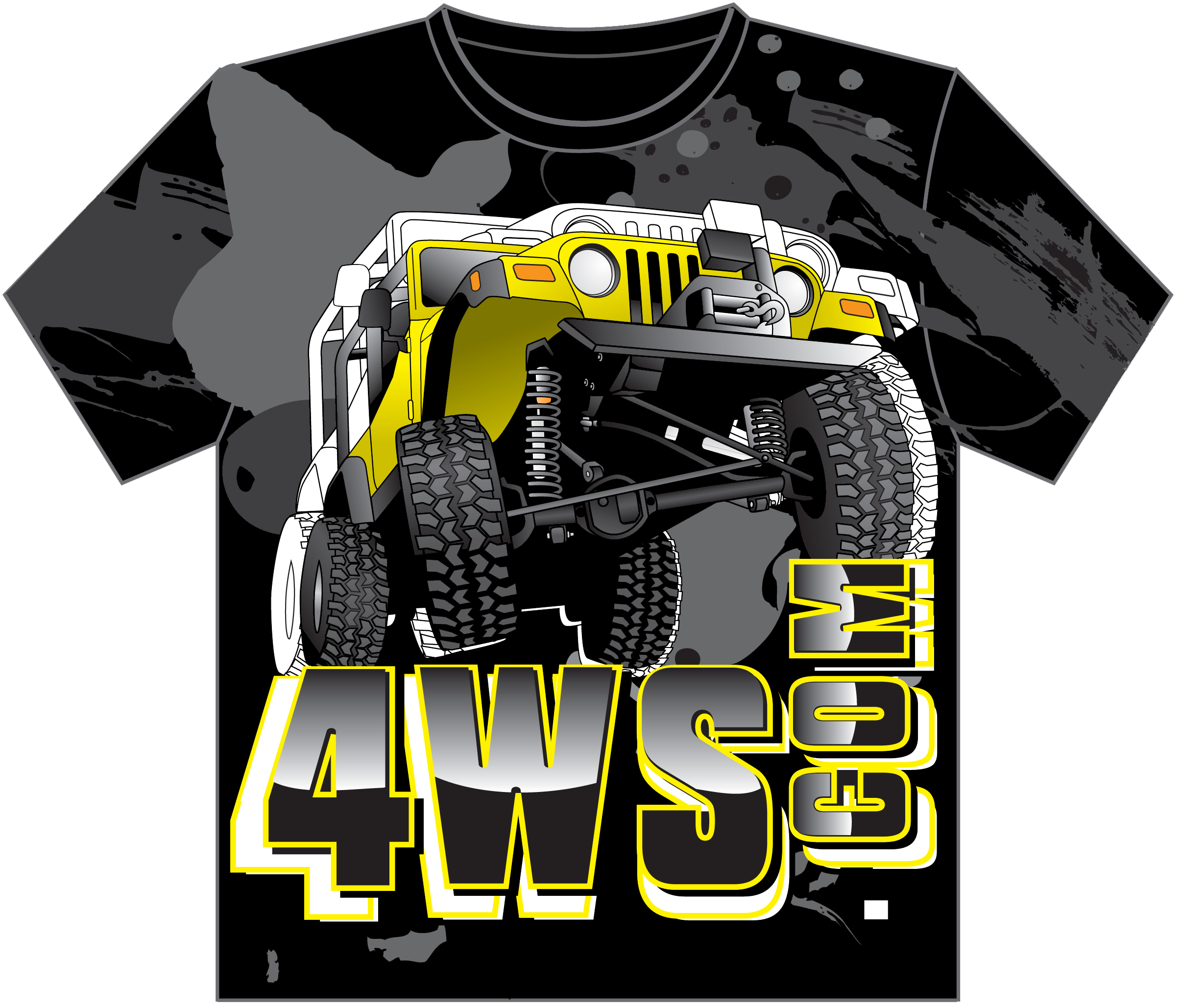 T-Shirt-Design von Jacob Aflak für 4WS.COM | Design #55655
