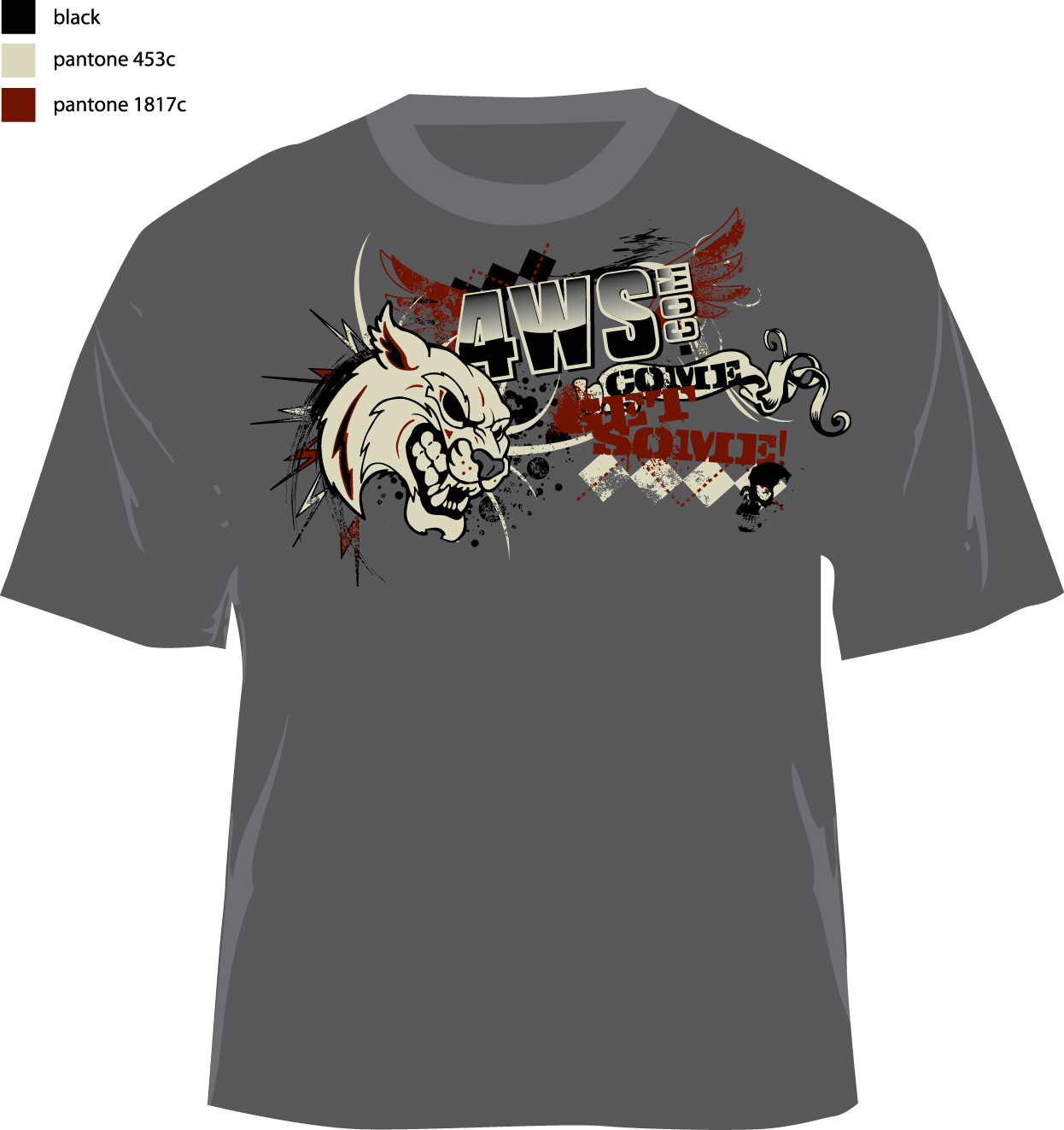 T-shirt Design by Mauve Designs for 4WS.COM | Design #56116