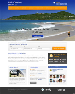 Web Design by pb for Go Sea Kayak @ Byron Bay | Design: #2884393