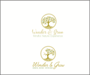 Logo Design by Mihaela for Wonder & Grow: Mindful Nature Experience | Design: #19358076
