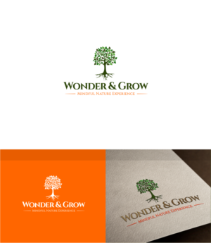 Wonder & Grow: Mindful Nature Experience | Logo Design by *mary