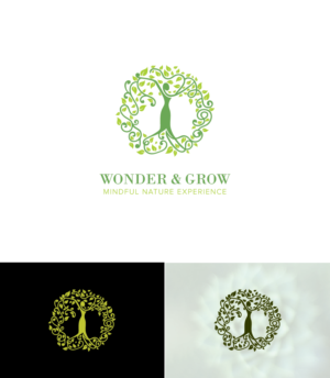 Logo Design by Wild Geek for Wonder & Grow: Mindful Nature Experience | Design: #19406428