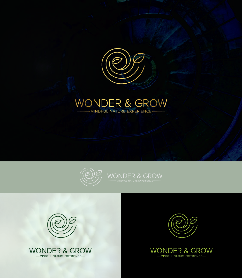Diseño de Logo por Wild Geek para Wonder & Grow: Mindful Nature Experience | Diseño #19406430