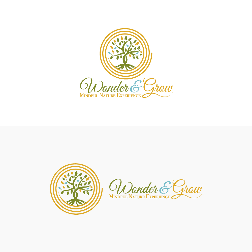 Logo Design by Cleanimal Design for Wonder & Grow: Mindful Nature Experience | Design #19404814