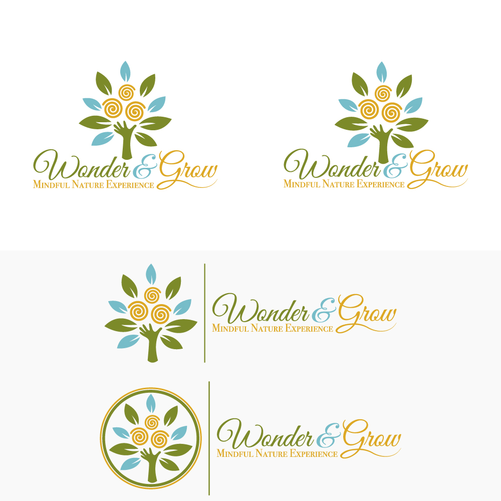 Logo Design by Cleanimal Design for Wonder & Grow: Mindful Nature Experience | Design #19405153