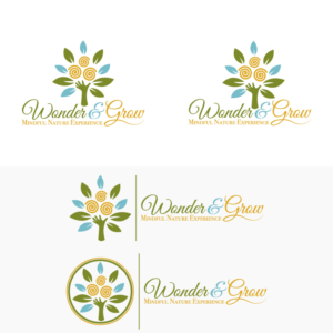 Logo Design by Cleanimal Design for Wonder & Grow: Mindful Nature Experience | Design: #19405153