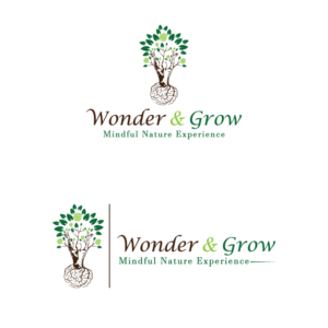 Logo Design by Cleanimal Design for Wonder & Grow: Mindful Nature Experience | Design: #19418657