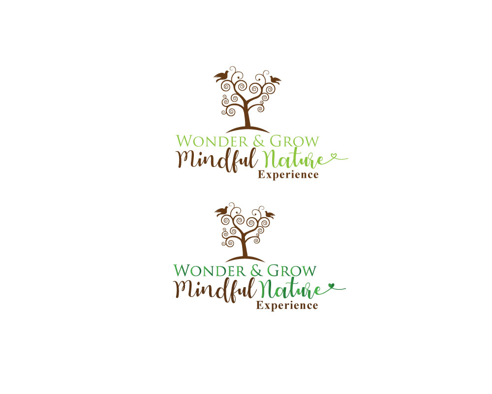 Logo Design by Habibur 3 for Wonder & Grow: Mindful Nature Experience | Design #19415231