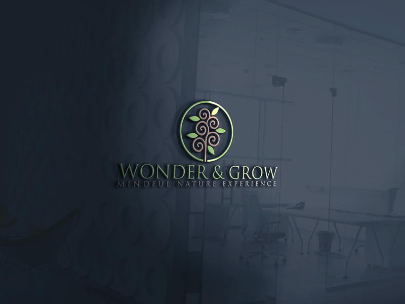 Logo Design by logo solution for Wonder & Grow: Mindful Nature Experience | Design #19409245