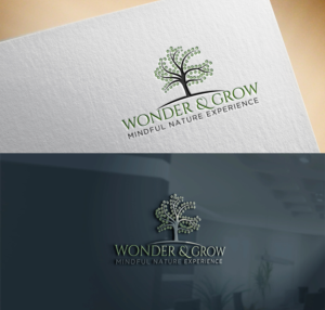Logo Design by design_ghost 2 for Wonder & Grow: Mindful Nature Experience | Design: #19402435