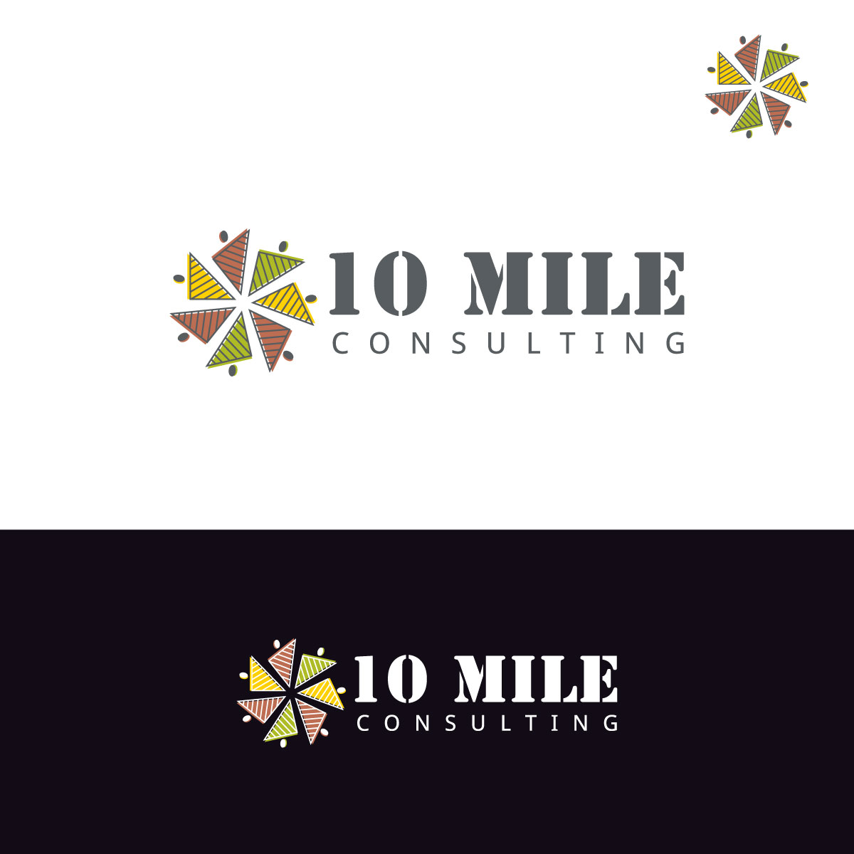 Logo Design by Pop-tart for 10 Mile Consulting | Design #19367572