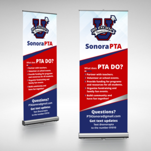 PTA Sign 24”x60” | Signage Design by OwnDesign