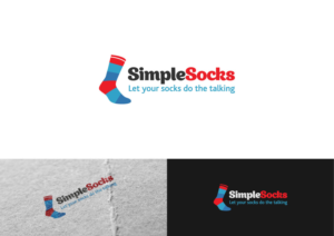 Logo Design by The Marble Peach for SimpleSocks | Design: #19385492